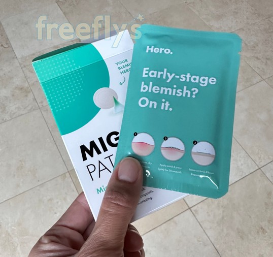 free pack of hero mighty patches I received