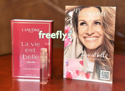 free la vie est belle elixir sample i received