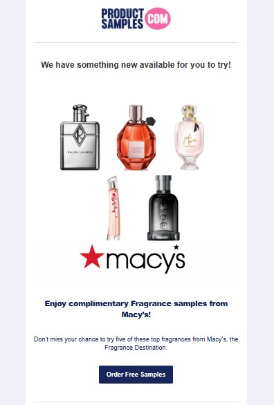 free fragrance sample box productsamplescom 1125