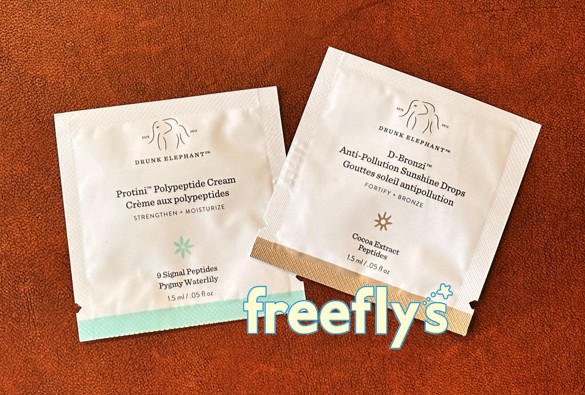 free drunk elephant skincare samples i received by mail