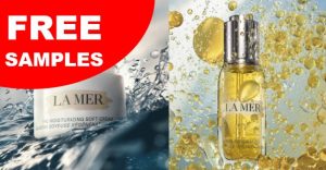 free la mer cream and renewing oil samples