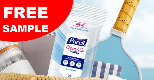 free purell clean go wipes