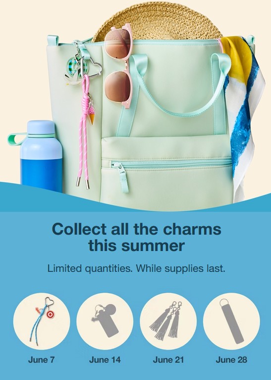 free summer charms at target