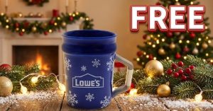 free holidays mug from lowes