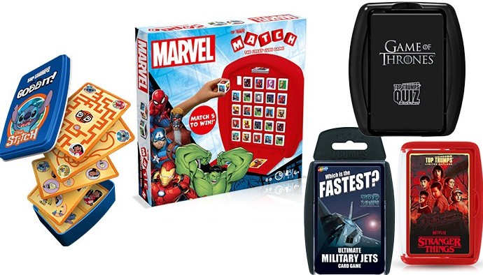 free top trumps games party packs