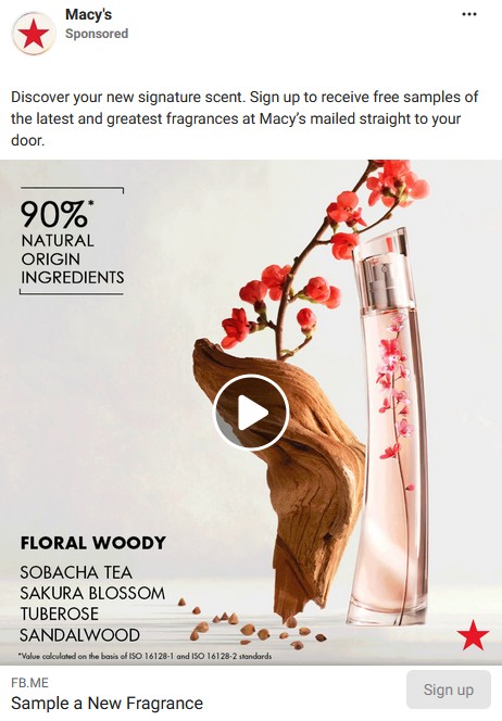 free november 25 macys fragrance sample box