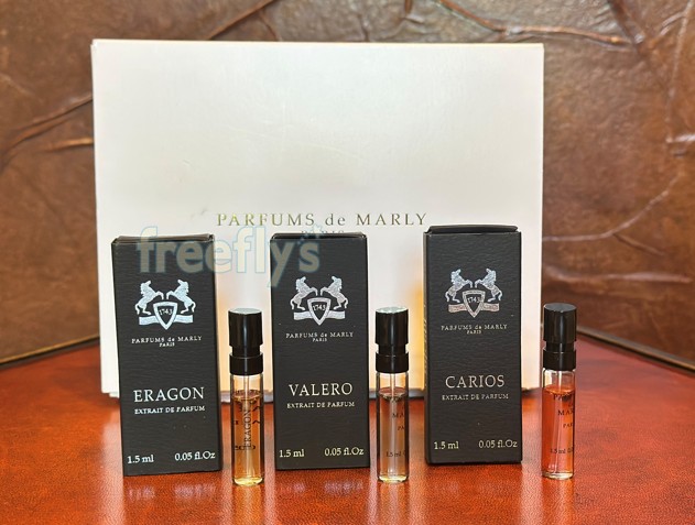 free parfums de marly perfume trio samples i received