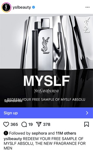 free YSL MYSLF absolu perfume sample