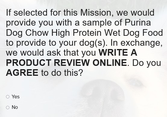 free purina dog wet food