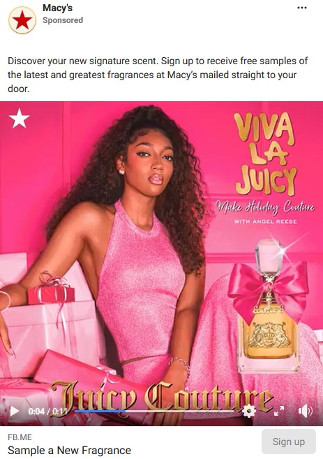 free macys fragrance sample box december 2025