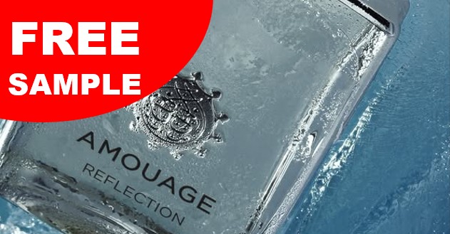 free amouage reflection fragrance sample