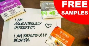 free herbal goodness tea samples