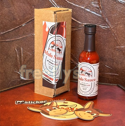 free mule hot sauce i got for free
