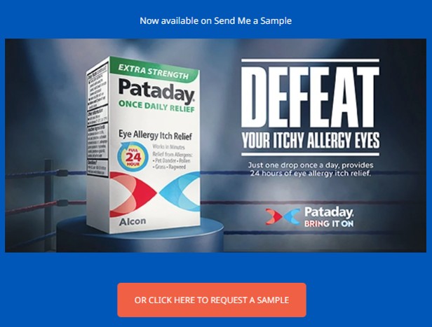 free pataday sample