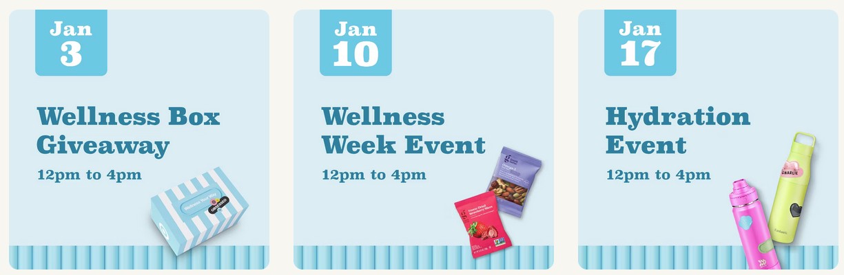 free wellness products target