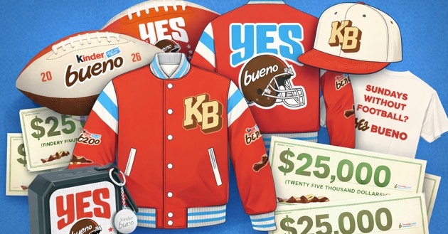 kinder bueno football giveaway