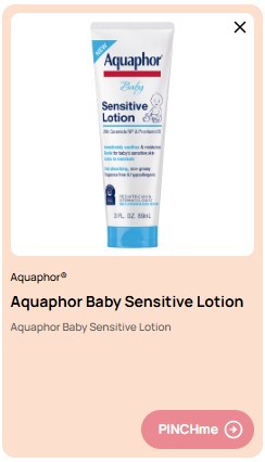 free aquafor baby sensitive lotion