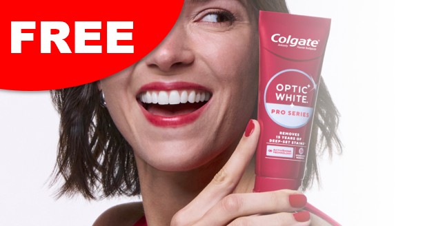 free colgate optic white pro series kit