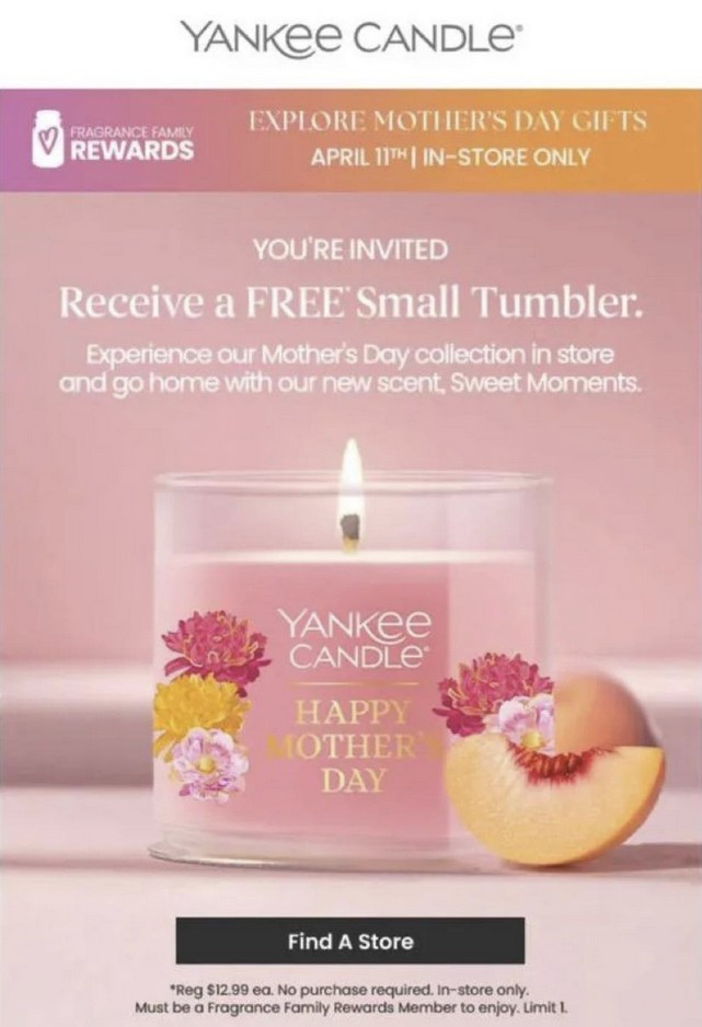 free yankee candle 0426