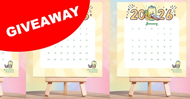 la croix desk calendars giveaway
