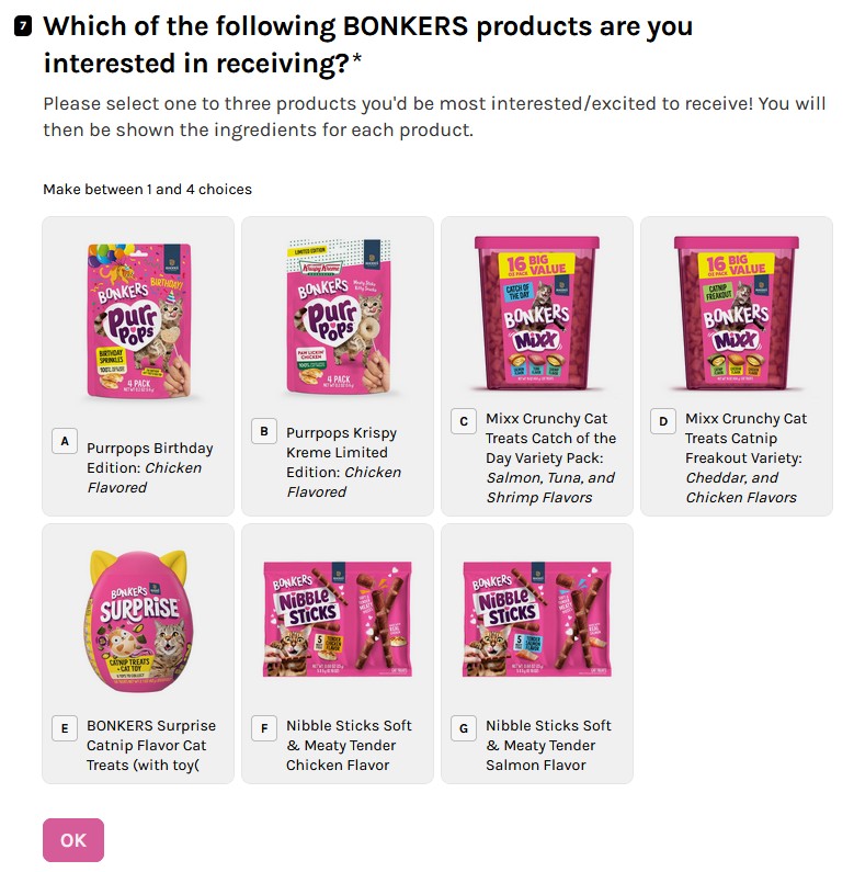 free bonkers treats options