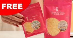 free pink zebra wax melt sample