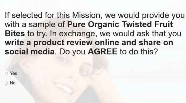 free pure organic fruit bites