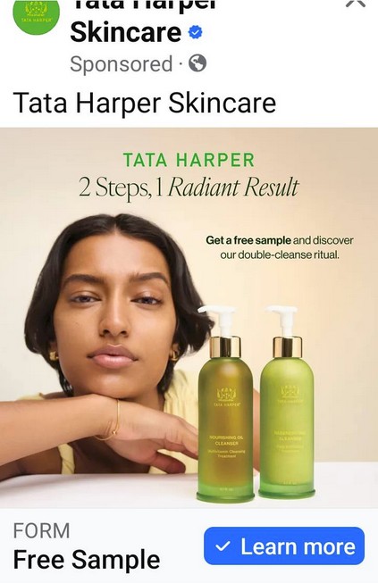 free tata haper double cleansing ritual samples offer