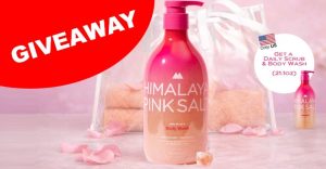 pink himalaya body wash giveaway