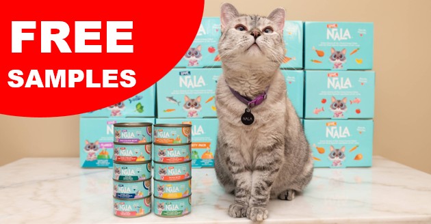 free love nala cat food samples
