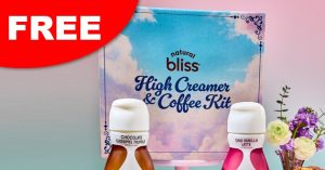 free natural bliss high creamer coffee kits