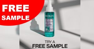 free redken grow full hair scalp serum sample