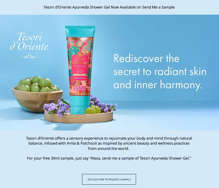 free tesori doriente sample