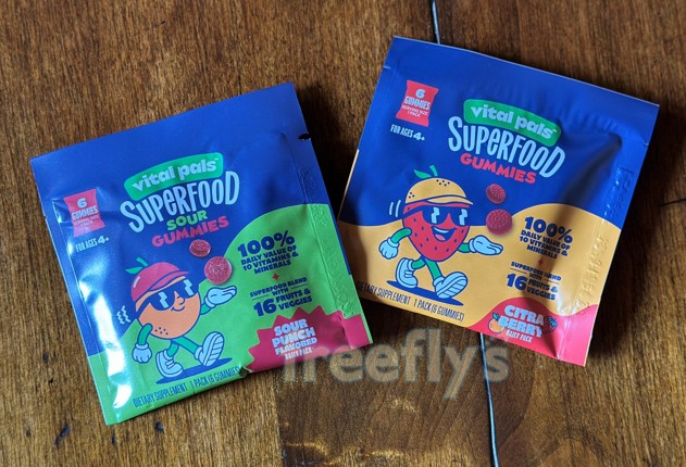 free vital pals gummies I received by mail