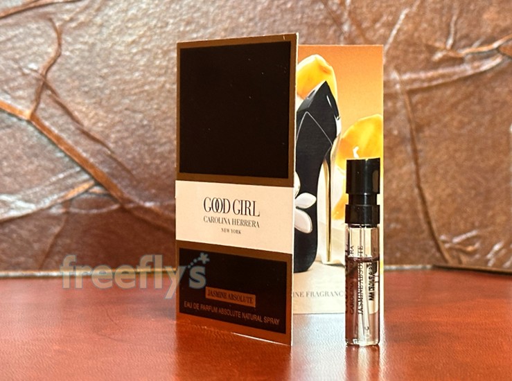 free carolina herrera jasmine absolute perfume sample I received by mail with free shipping