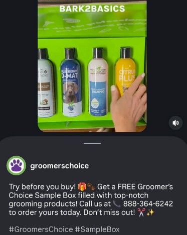 free groomerschoice sample box offer