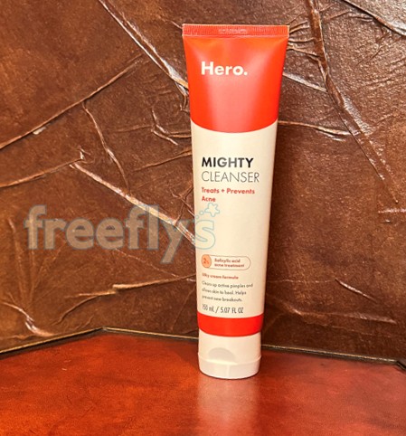 free hero cleanser i received