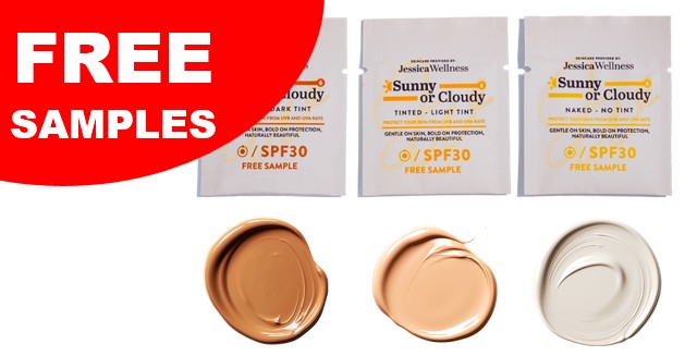 free jessica Wellness sunscreen samples