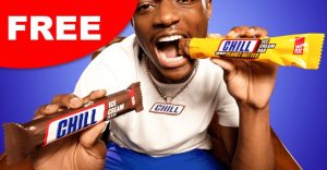 free packs of Sneakers chill bars