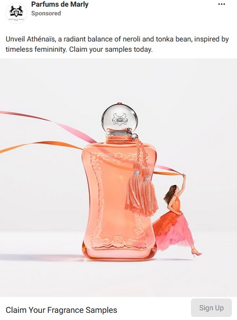 free parfums de marly athenais perfume sample