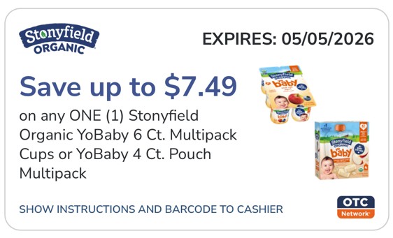 free stonyfield product