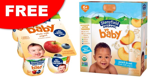 free stonyfield yobaby