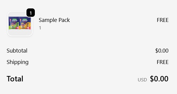 free vital pals packs order confirmation