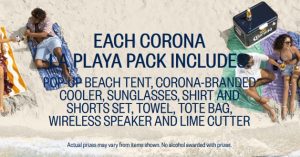 Corona La Playa Packs Giveaway