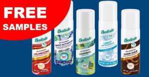 FREE Batiste Dry Shampoo Sample Kits