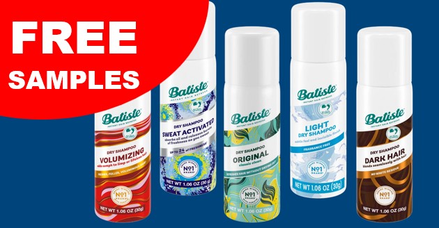 free batiste dry shampoo samples