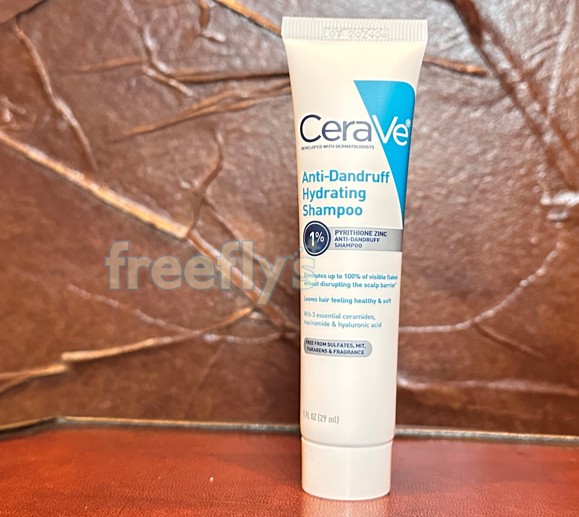 free cerave hydrating shampoo sample i received