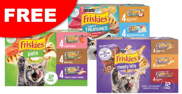 free friskies 12 pack