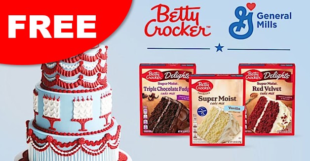 free betty crocker cake mix