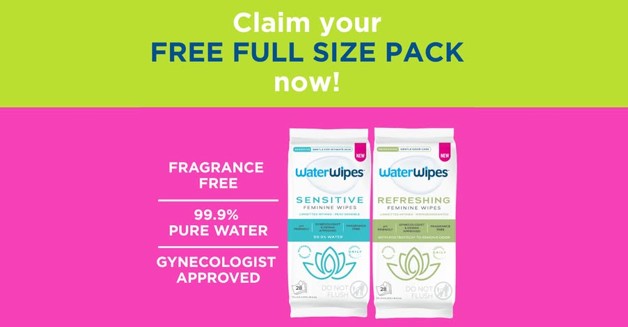 free full size waterwipes